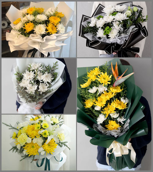 广东梅州市平远县东石镇麻塘村白事花束代送